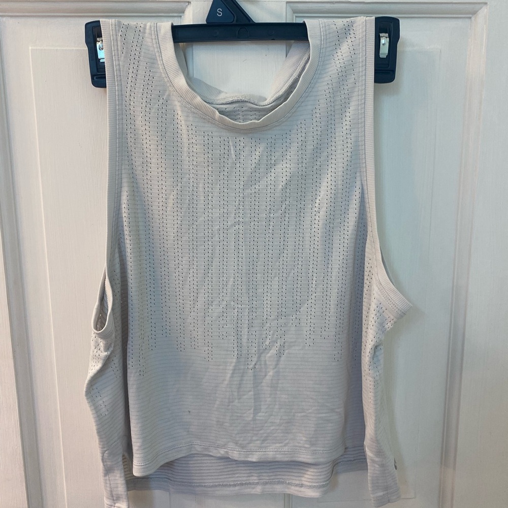 Light blue sleeveless tank